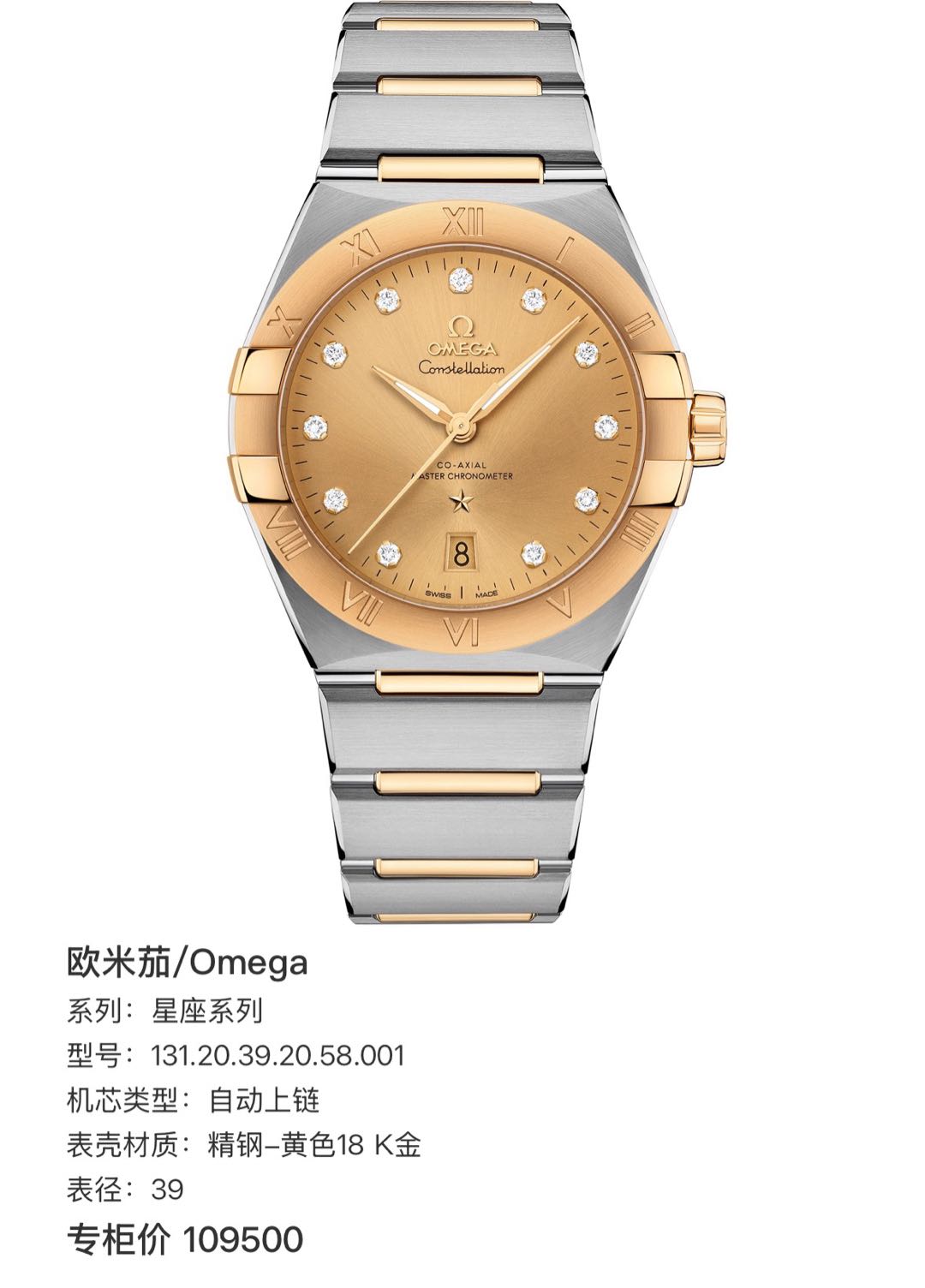 Omega 131.20.39.20.58.001
