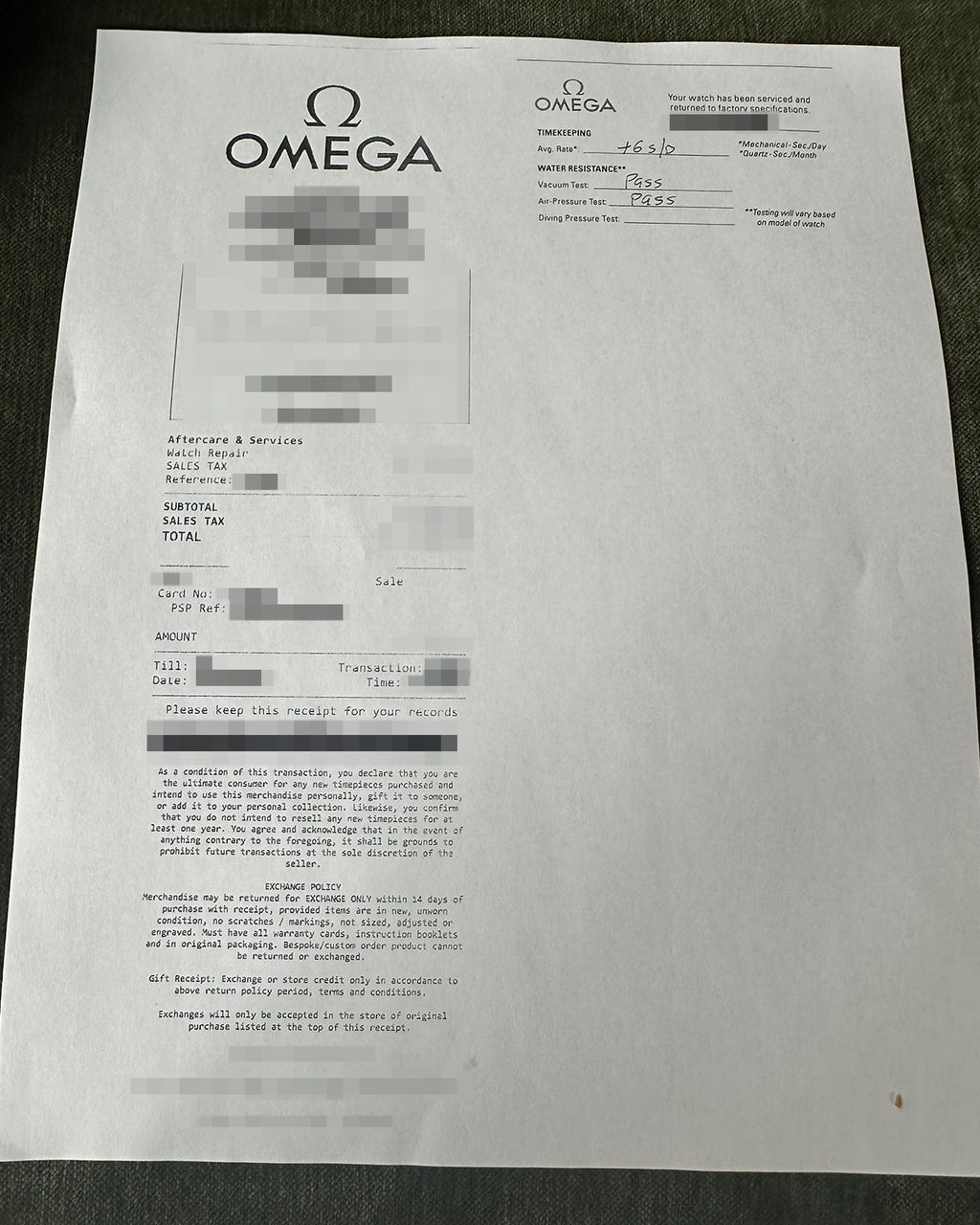 Omega 2599.80.00